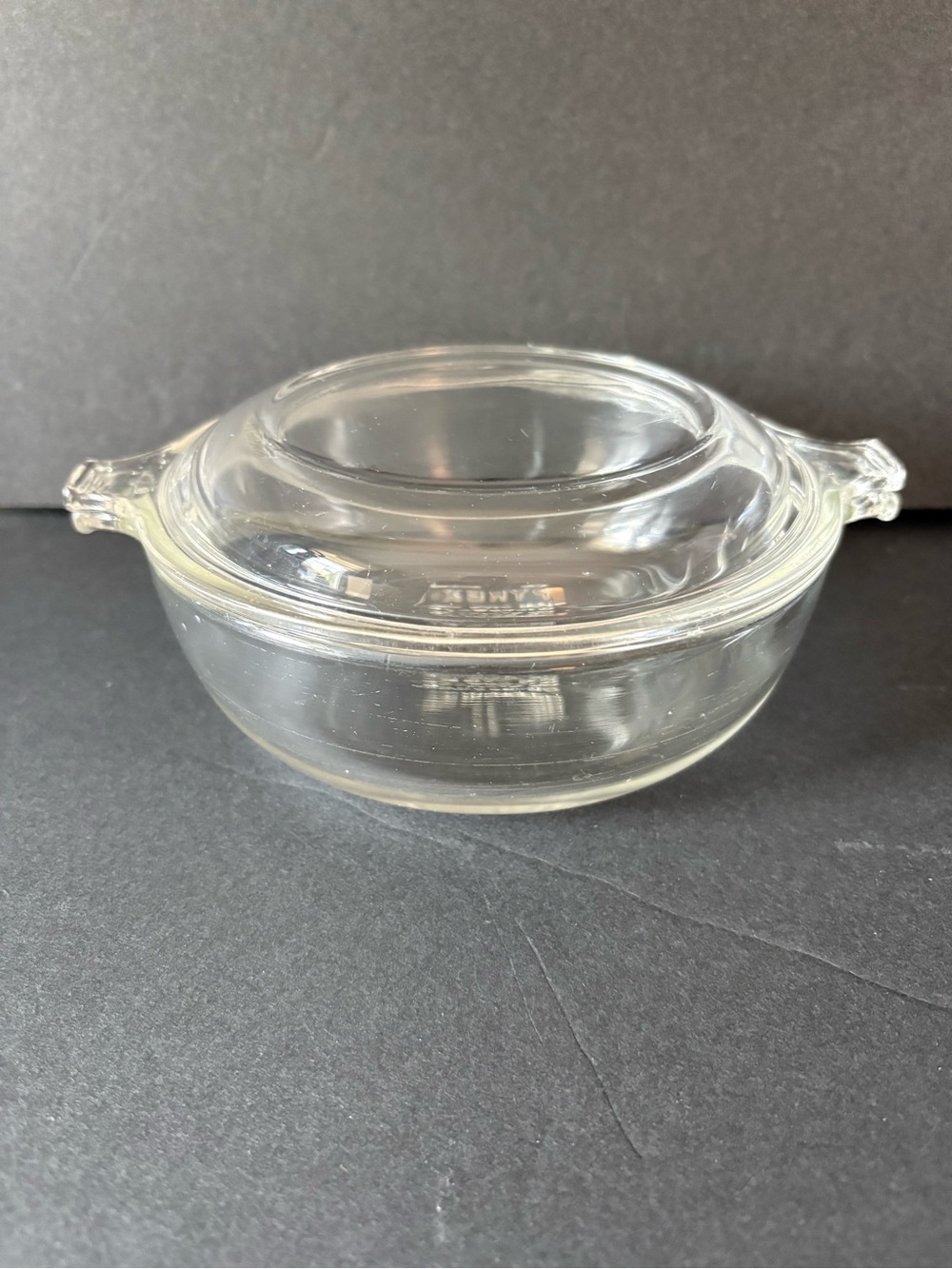 PYREX 019 Clear Glass Casserole Baking Dish with Lid 20 ounces 600 ml
